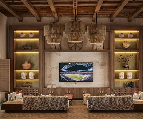 Salón de entretenimiento en Hacienda Oncán